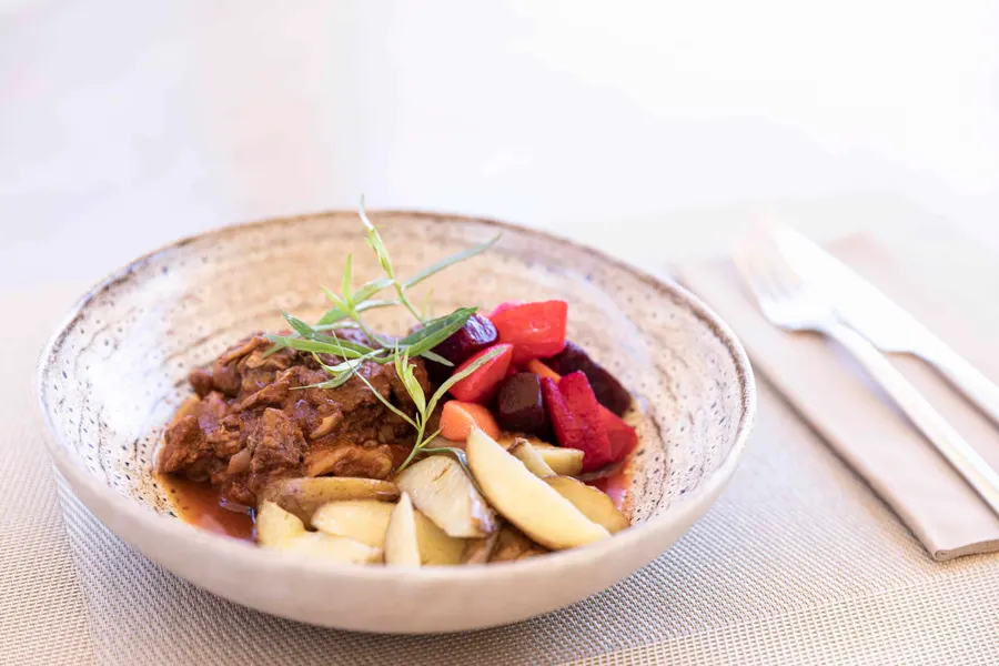 Glutenfrit måltid — produktfoto fra Halkær Ådal